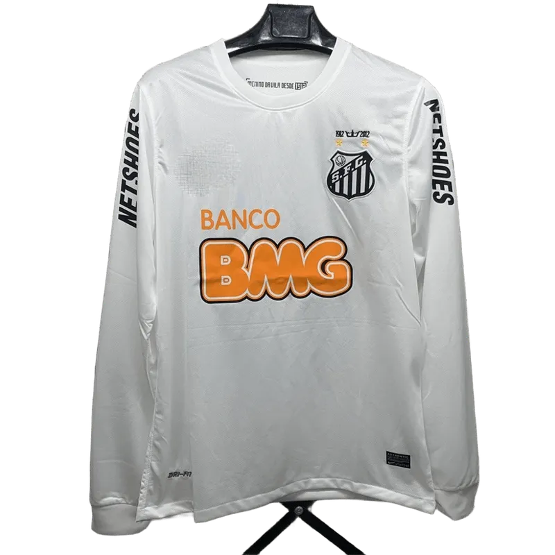 São Paulo FC White Jersey: BMG & NETSHOES Football Shirt