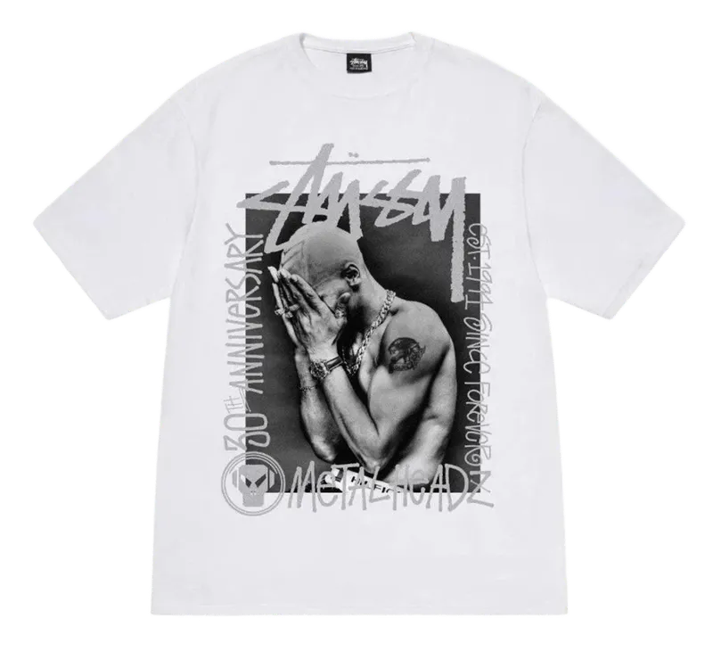 Stussy Anniversary T-Shirt: 90s Streetwear, Cotton Unisex Tee