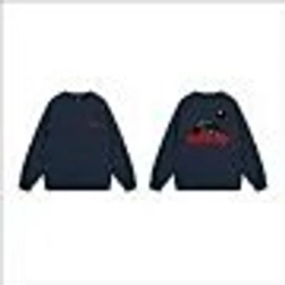 Stussy Black Crewneck Sweatshirt: Heavyweight Cotton Unisex Streetwear