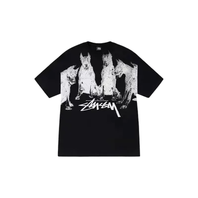 Stussy Black Vintage Logo T-Shirt: Unisex Streetwear