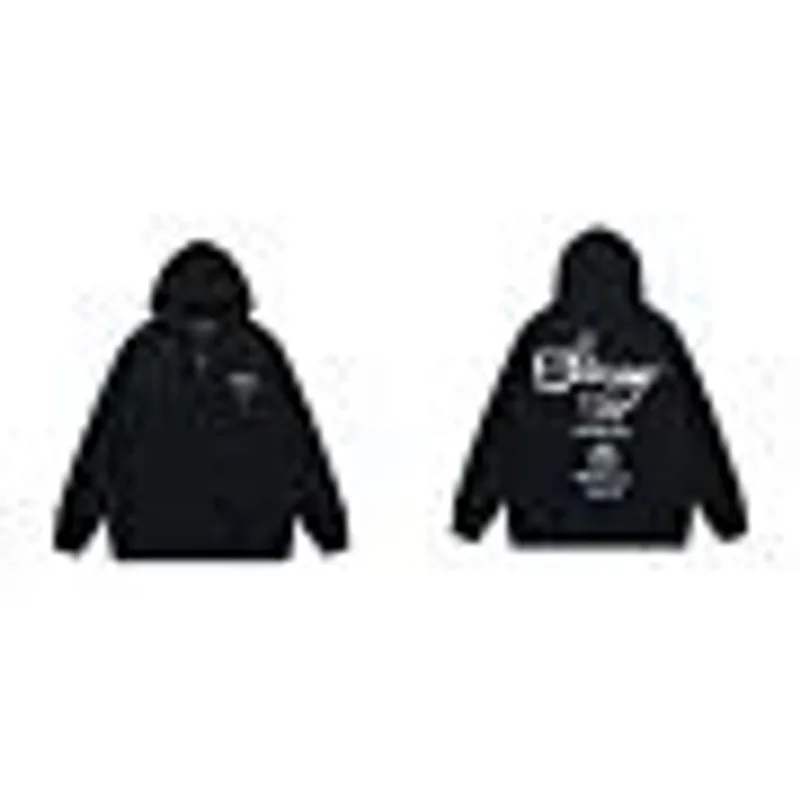 STUSSY Classic Black Cotton Hoodie: 90s Retro Unisex Streetwear