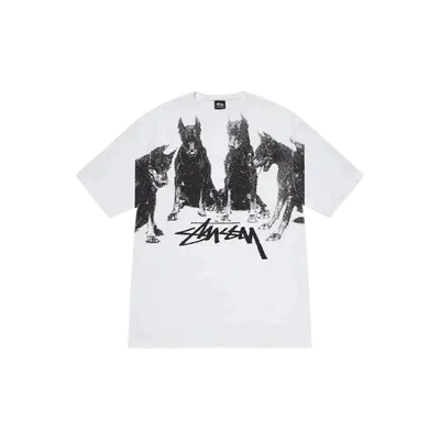 Stussy Classic White Tee: Cotton Unisex Street T-Shirt