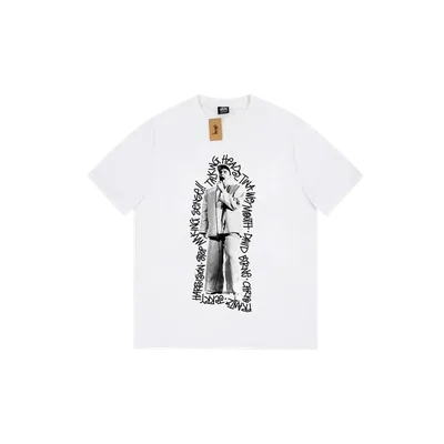 Stussy Classic White Cotton Tee: Unisex Streetwear