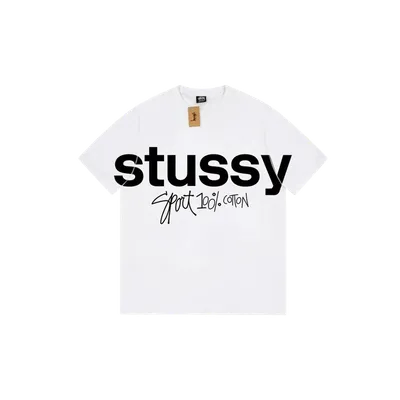 Stussy Vintage Logo Unisex Cotton T-Shirt White
