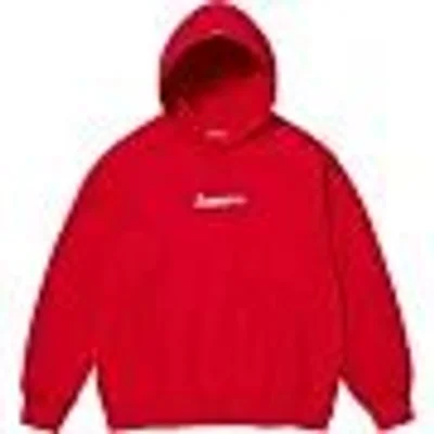 Supreme Box Logo Hoodie Red: Heavyweight Cotton Streetwear