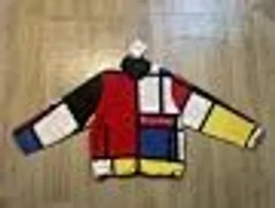 Supreme Mondrian Colorblock Puffer Jacket - 90s Retro Streetwear