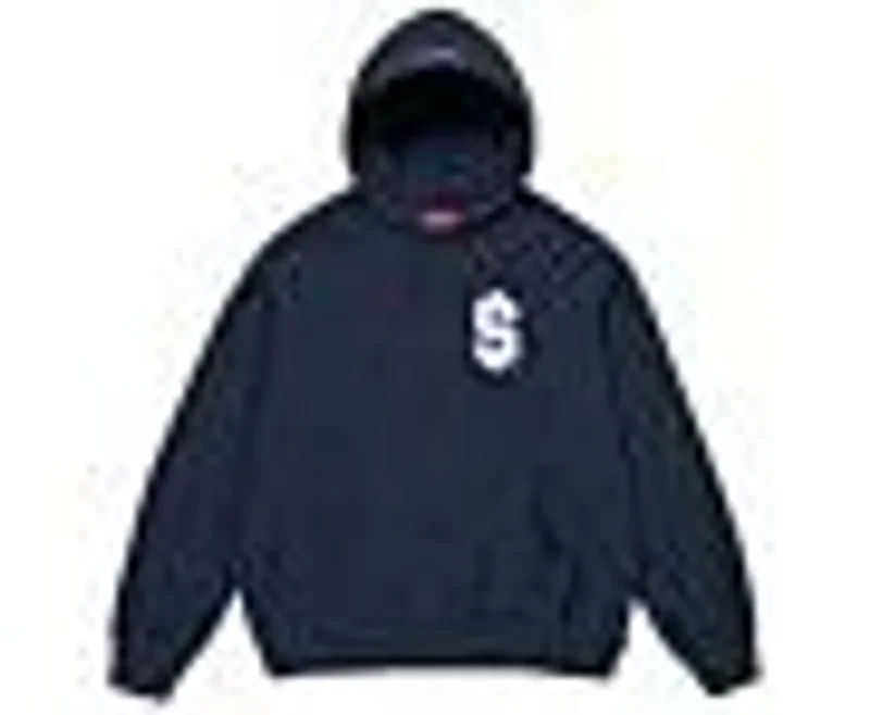 Supreme S-Logo Black Hoodie: Unisex Cotton Streetwear