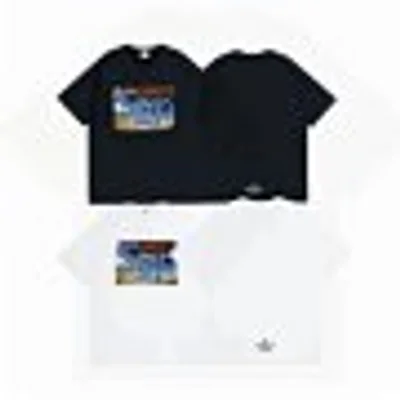 Supreme Street Scenery Print Unisex Cotton T-Shirt