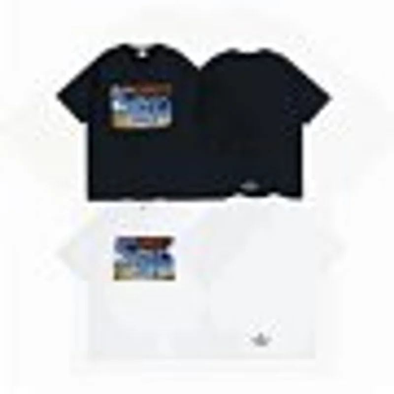 Supreme Street Scenery Print Unisex Cotton T-Shirt