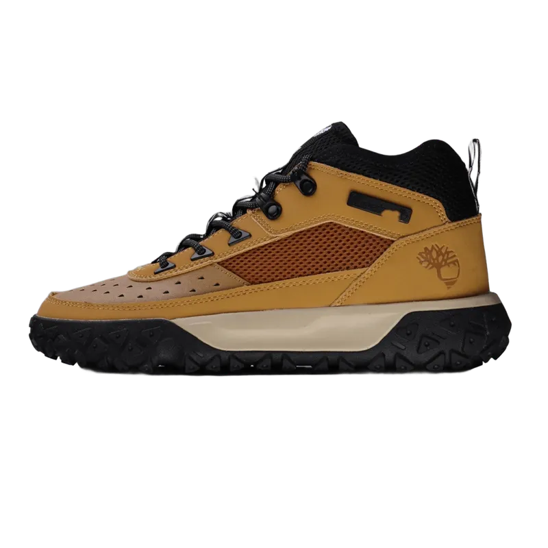 Timberland Unisex High-Top Leather Mesh Boots, Slip-Resistant