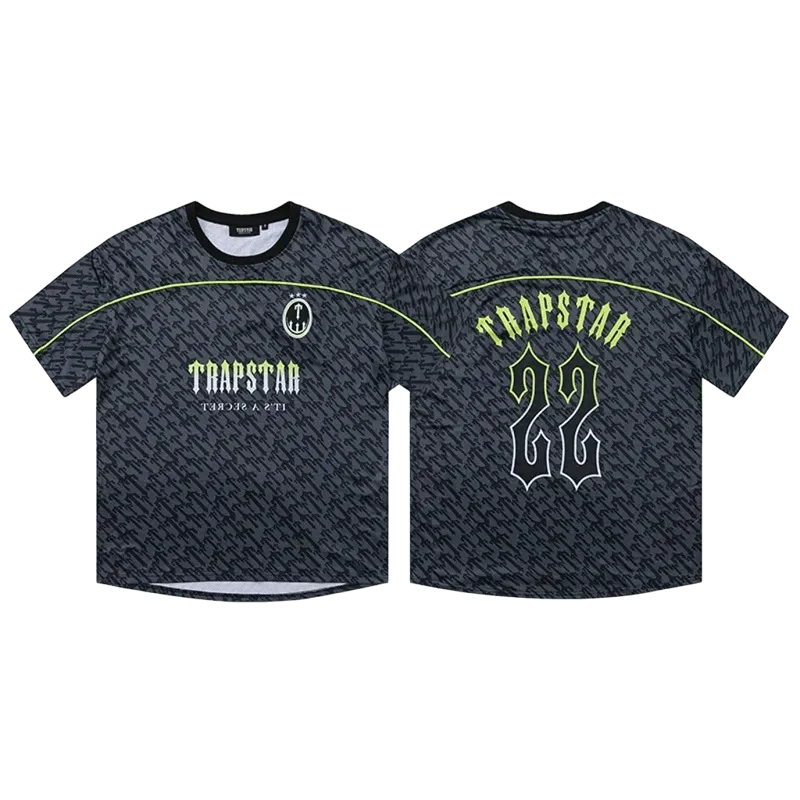 Trapstar Dark Grey Unisex Jersey - Streetwear & Breathable