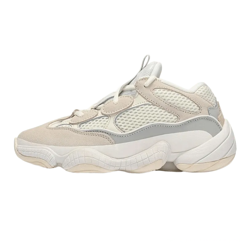 Yeezy Beige Mesh Suede Dad Shoe - Cushioned Comfort