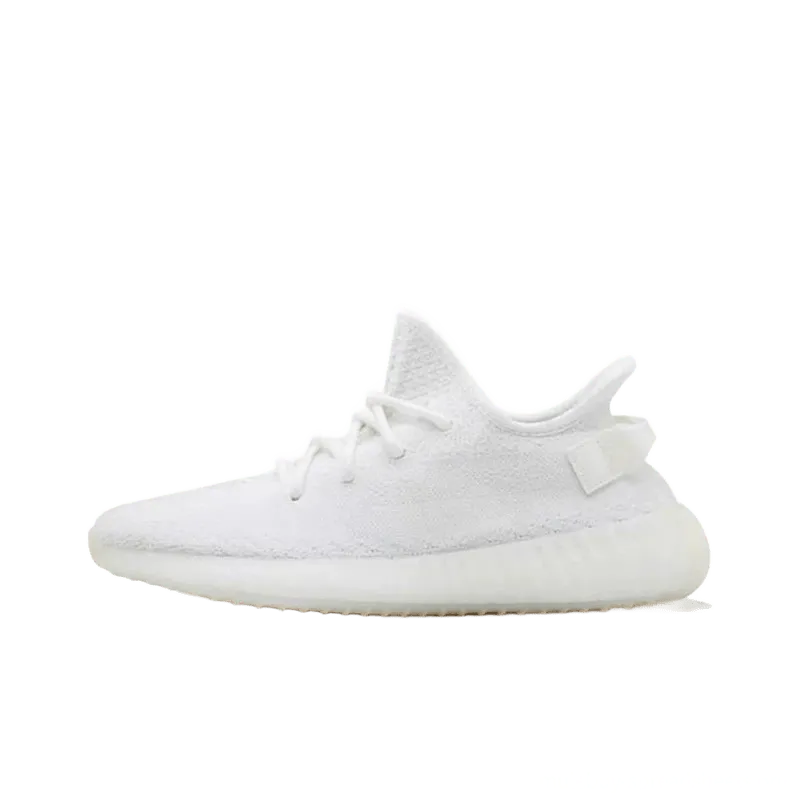 Yeezy Boost White Knit Sneakers: Unisex Streetwear Shoes