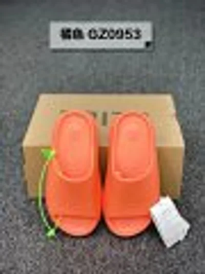 YEEZY Orange Platform Slides Unisex EVA Cushion Streetwear