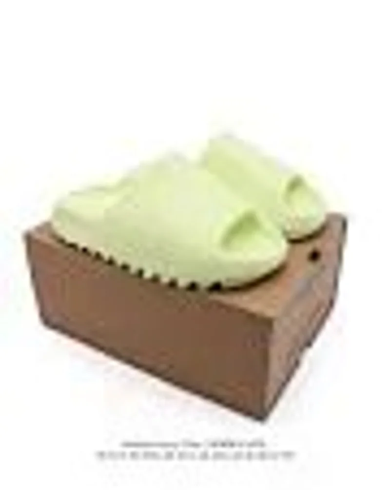 YEEZY Slide Cream Green Eco-Friendly EVA Unisex Sandals